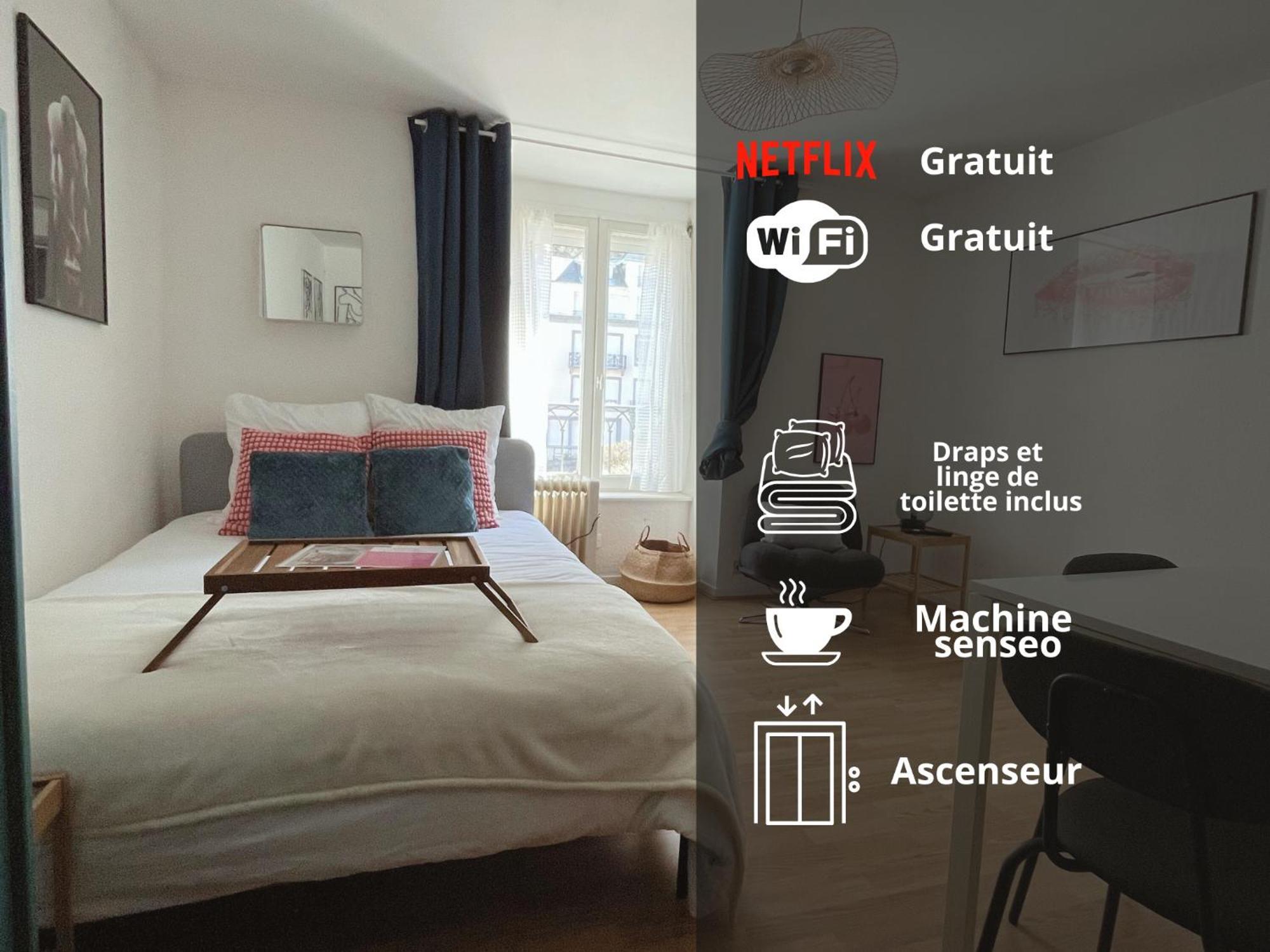 La Bonbonniere Centre - Thermes - Netflix Appartement *